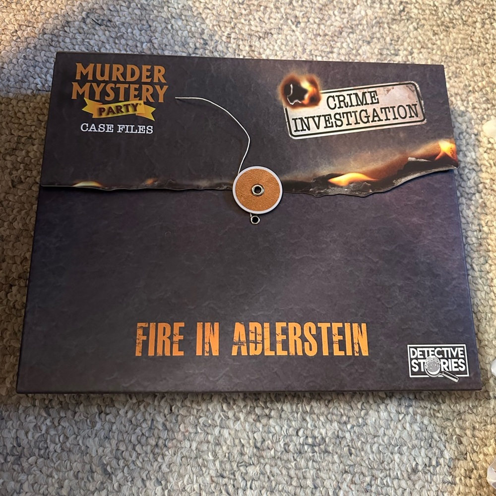 Murder Mystery Party Case Files - Fire in Adlerstein